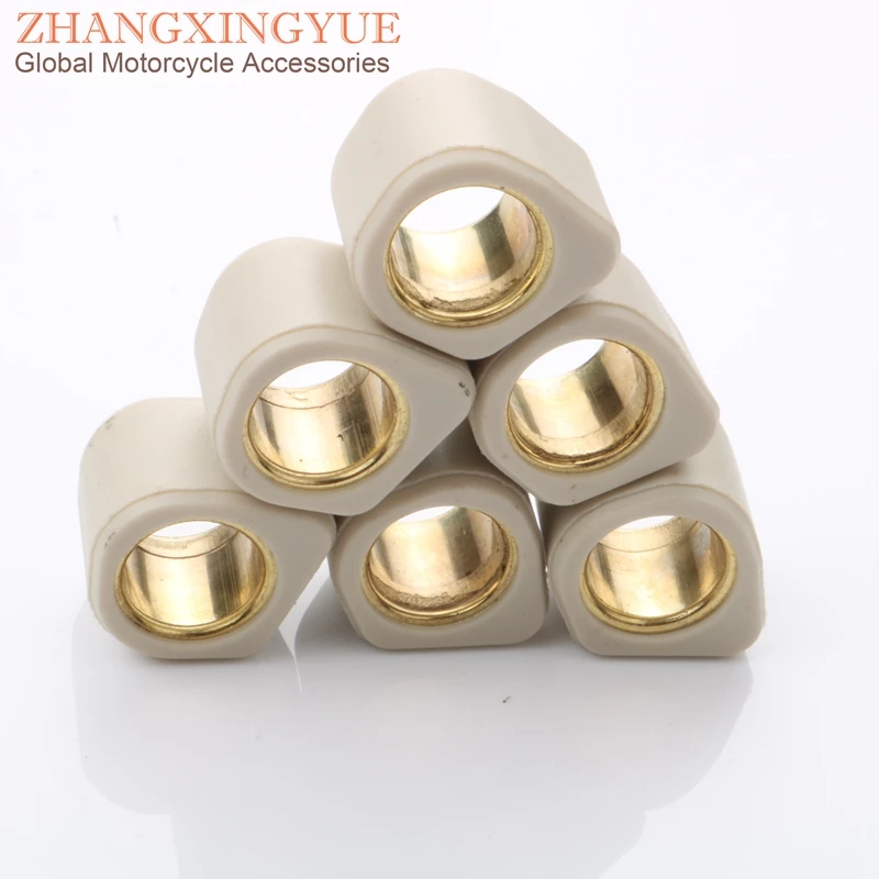 Racing Variator Slider Roller Weights 16x13mm 5.5g 6g 7g for Peugeot Speedfight Looxor 50 Speedfight Squab 50cc Scooter parts