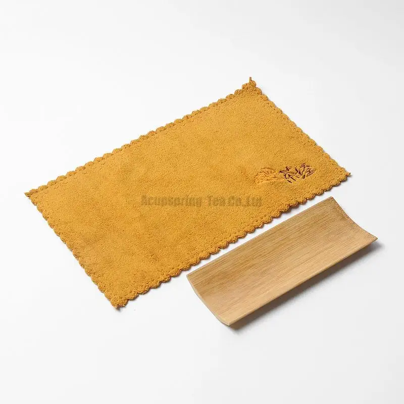 Absorbent strong Cotton tea towels high-grade kunfu tea towels/cloth/tools,for pu'erh/puer/oolong/jasmine/Green tea cha