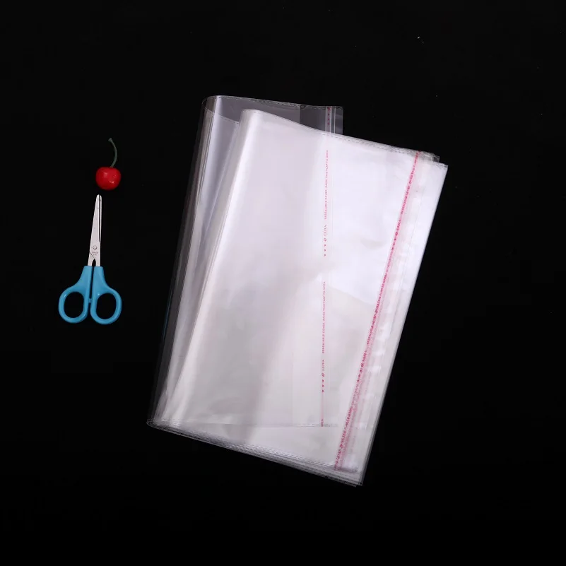 Clear Self Sealing Plastic Bags Clothing Toy Gift Packaging Bag Self-adhesive Resealable OPP Poly Bag Transparent Plastic Baggie