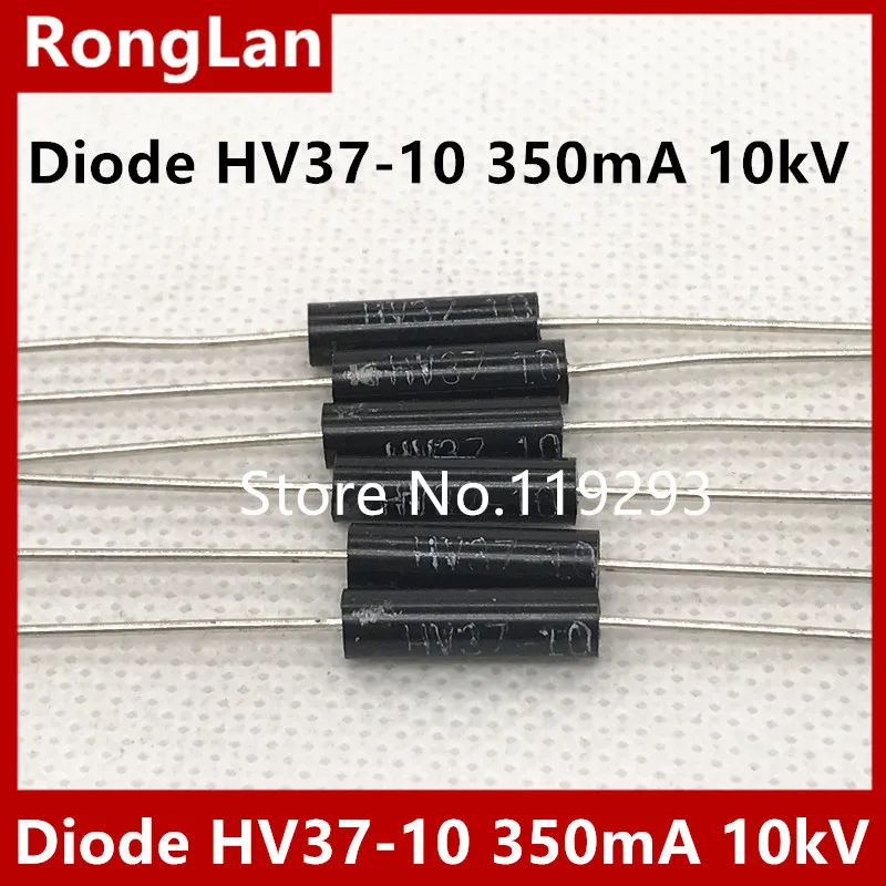 high voltage high voltage diode HV37-10 350mA 10kV HV37-14 HV37-15 HV37-16 HV37-18 high voltage silicon stack 15X4.2MM--50pcs