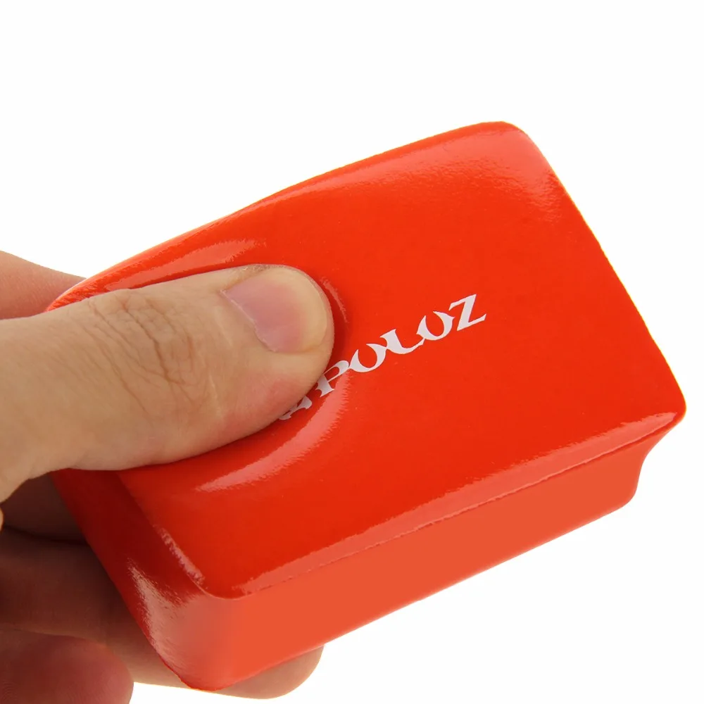 PULUZ For Go Pro Accessories Float Floaty Box Block Buoy Sponge W/ 3M Adhesive Anti Sink Sticker for GoPro Water Sports Cameras