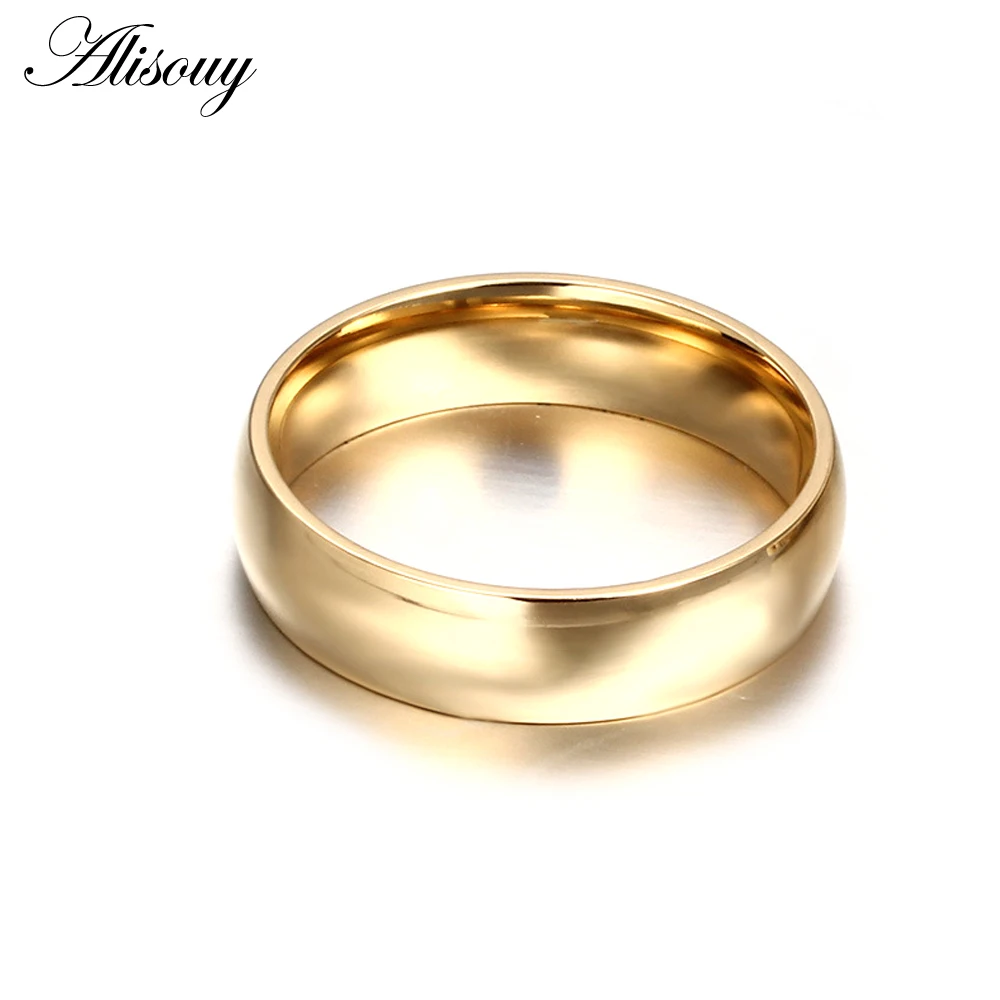 High-grade Simple unisex ring for men women  color Blue Steel three color titanium steel ring Prevent allergy ring Size4-14