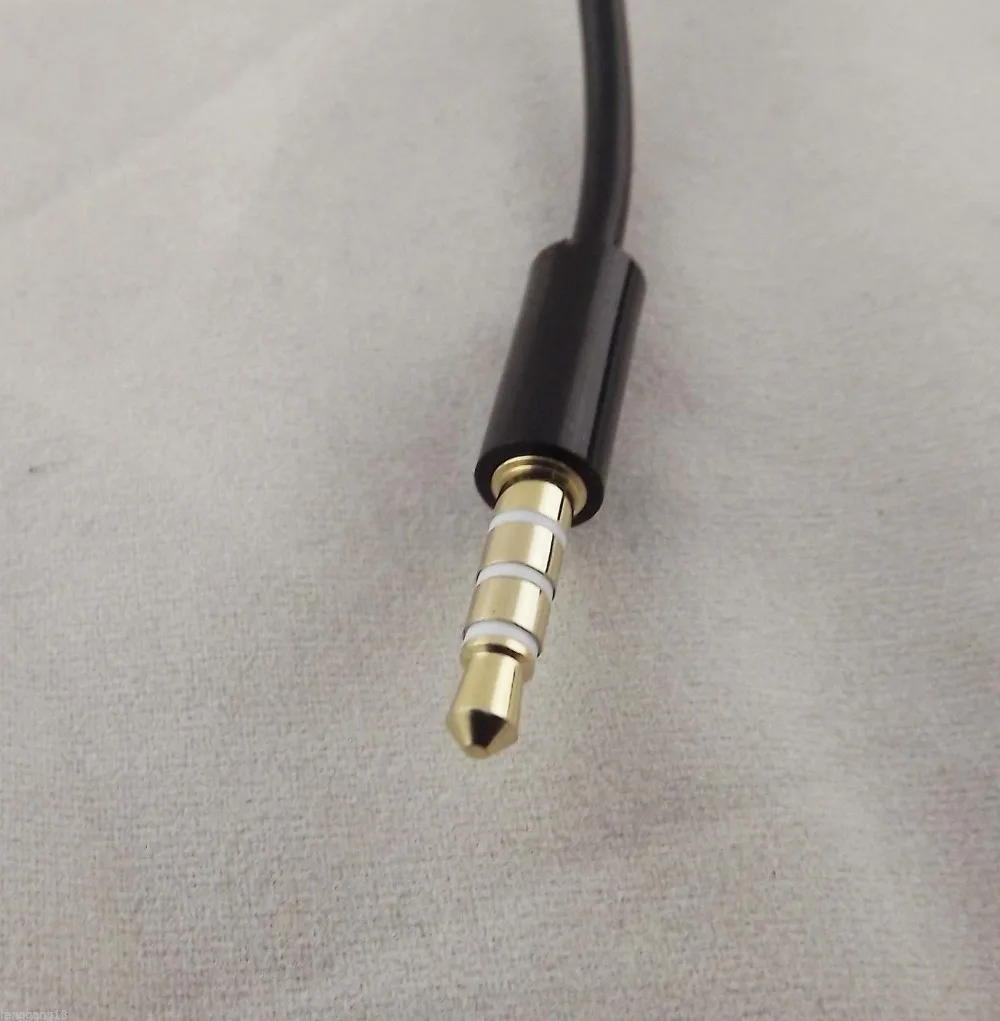 1 cái 3.5 mét Nam Stereo TRRS Âm Thanh Để Tai Nghe Tai Nghe + Microphone Adapter 15 cm