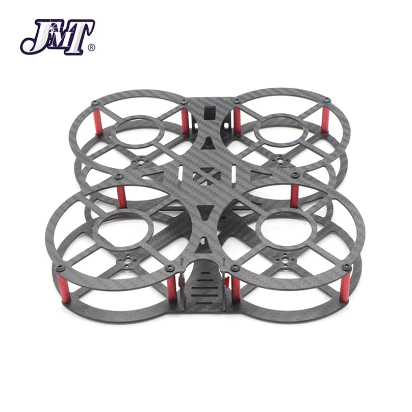 Jmt 135mm/200mm wheelbase fpv quadro kit com anel de proteção mini quadcopter rack fibra carbono cf para diy fpv racing drone