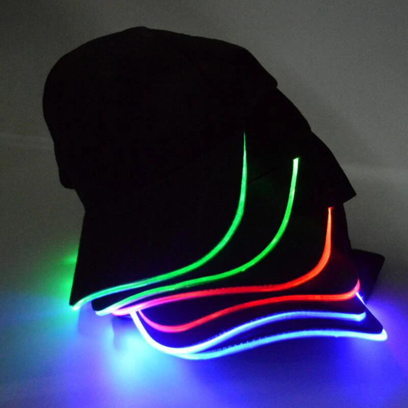 LED Headlamp Baseball Cap Travel Night Safe and Convenient Hat With LED Head Light Flashlight For Bicycle Night Fishing Running