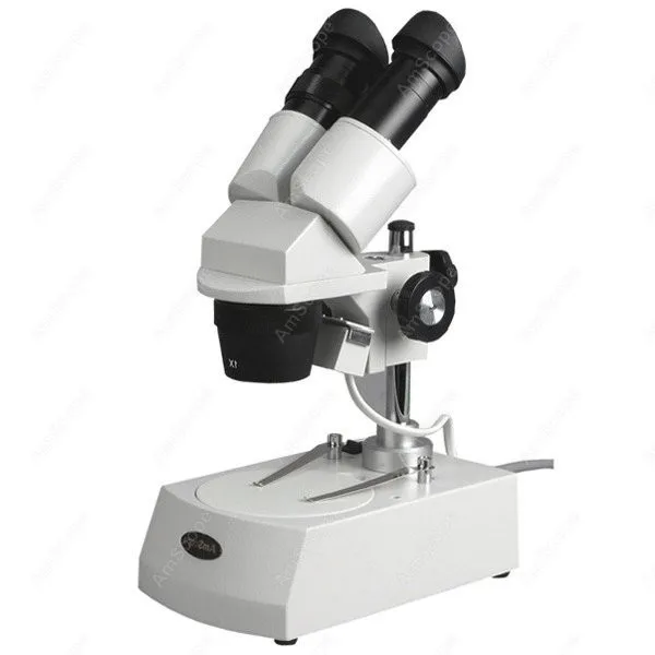 Binocular Stereo Microscope--AmScope Supplies Binocular Stereo Microscope 20X-40X-80X