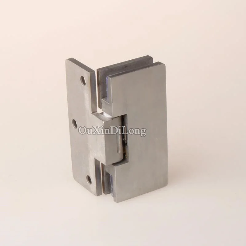 BRAND NEW 2PCS Stainless Steel Casting Glass Cabinet Hinges Shower Door Out-opening Glass Hinges for 5~8mm Glass Holder Brackets