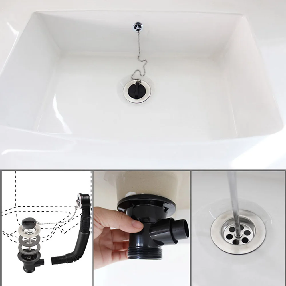 Talea showeroom basin drain filter bathroom sink waste kit Sink Strainer Disposer Drain Stopper Filter with overflow XJ222C021