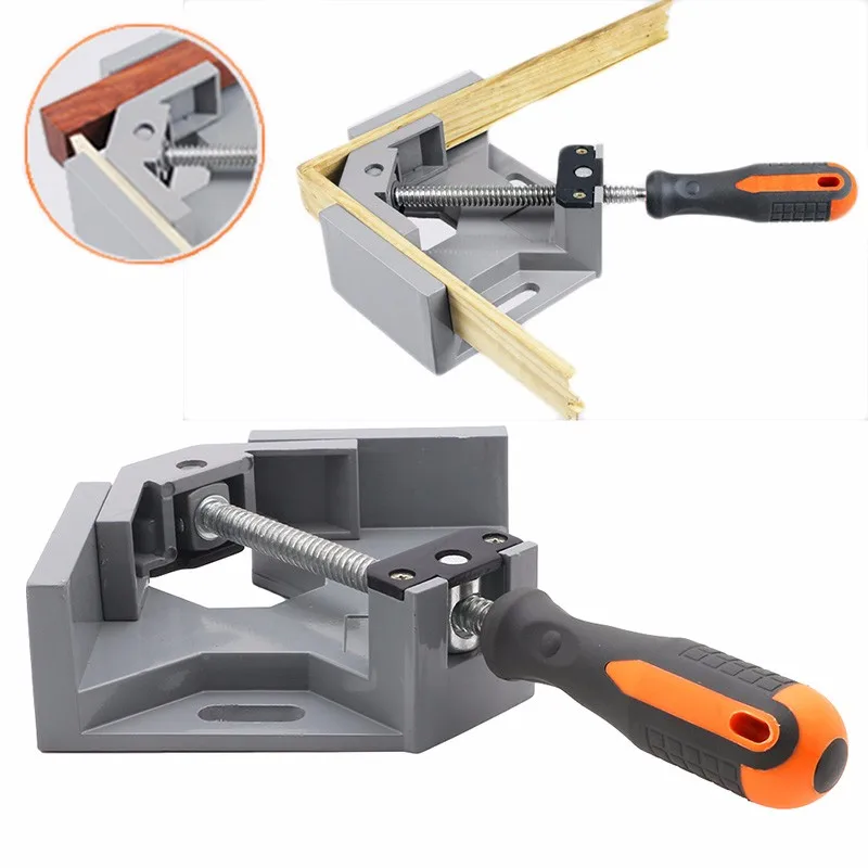 

Corner Clamp Angle Vise 90 Angle Great DIY Home Handle Tool 100% Aluminum alloy Corner Clamp Workbench