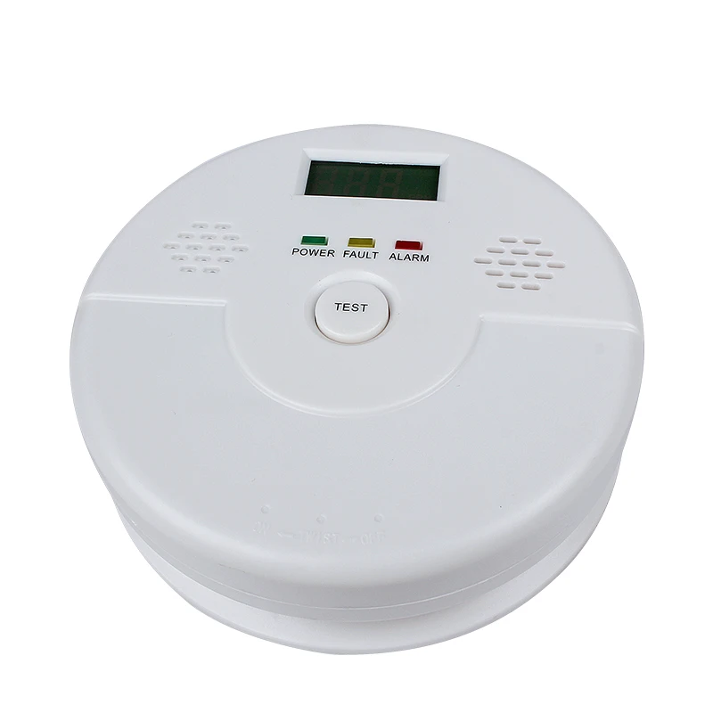 CO газовый датчик, детектор работает отдельно со встроенной сиреной 85 дБ, независимое Отравление угарным газом, детектор сигнализации с ЖК-дисплеем