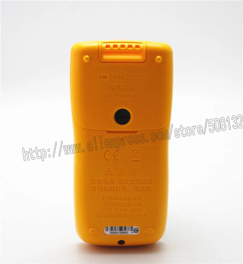 جهاز قياس رقمي متعدد المدى تلقائي محمول باليد من فلوك 106، تيار متردد/تيار مستمر، مقياس DMM صغير يمكن حمله بسهولة