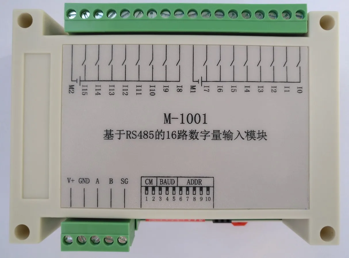 

Модуль сбора данных RS485 Modbus RTU 16-канальный коммутатор карты цифрового ввода