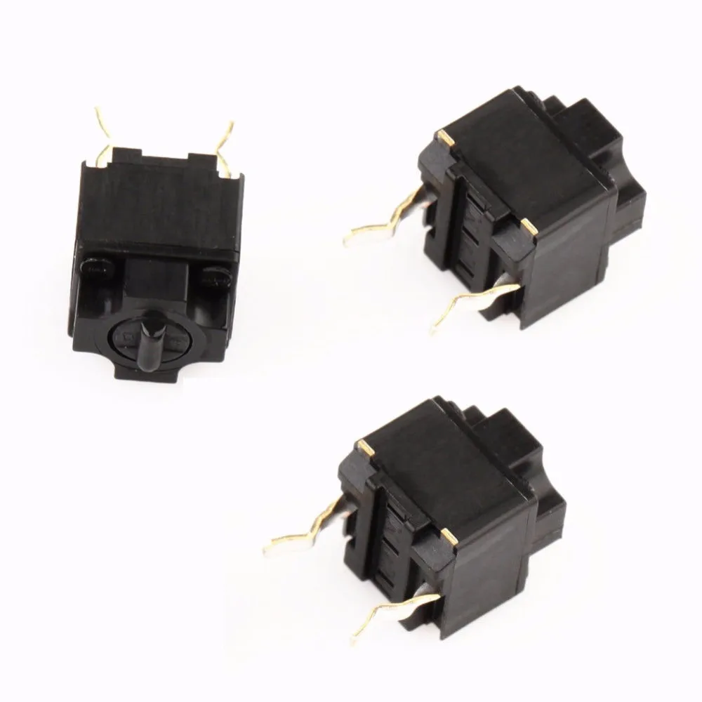 2pcs Brand New Square Micro Switch for Mouse Black Button