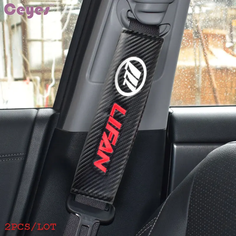 Ceyes Car Styling Carbon Auto Sticker Emblems Fit For Lifan 520 620 320 125CC X60 X50 Solano Smily Breez Accessories Car-Styling