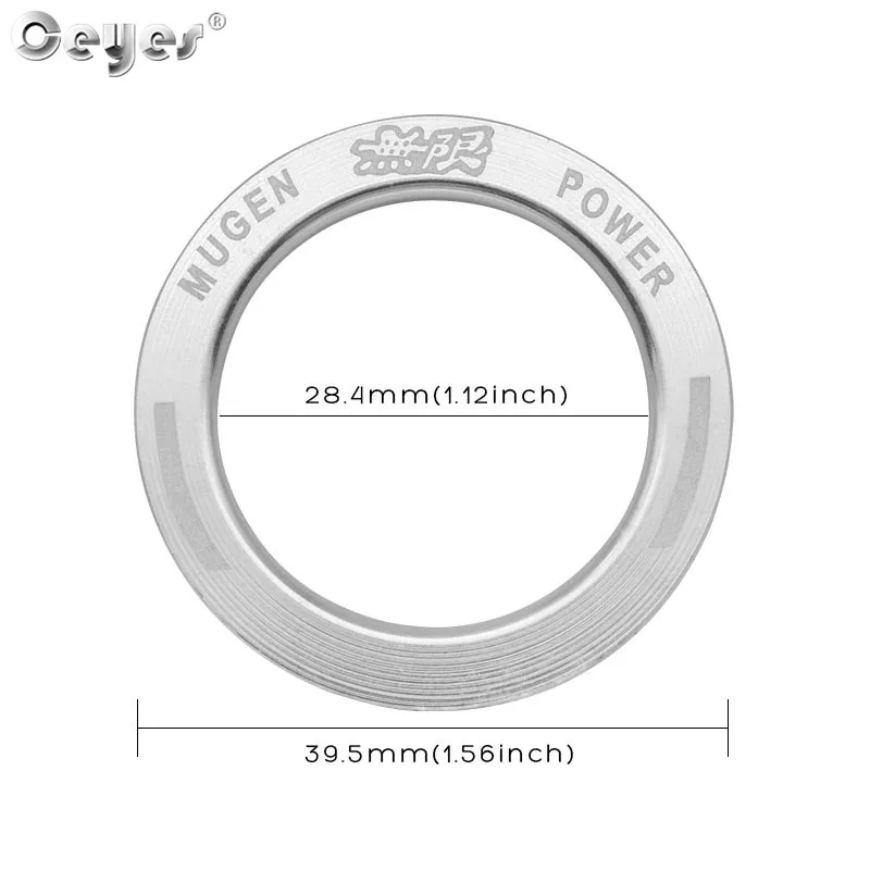 Ceyes Car Interior Accessories Styling Ignition Start Push Button Stop Ring Stickers Case For Honda Mugen Logo Civic 2018 Covers