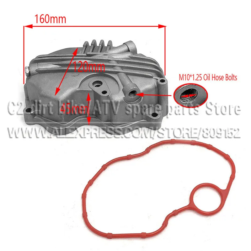 Oil Cooler Radiator and Engine Head Connection Cover For Refit Dirt Pit Bike Motorcycle High Performance Engine Parts