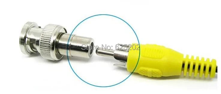 Штекер BNC-гнездо AV, 5 шт.