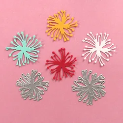 DUOFEN METAL CUTTING DIES 020291 2pcs dandelion flower center stamens embossing stencil DIY Scrapbook Paper Album 2018 new