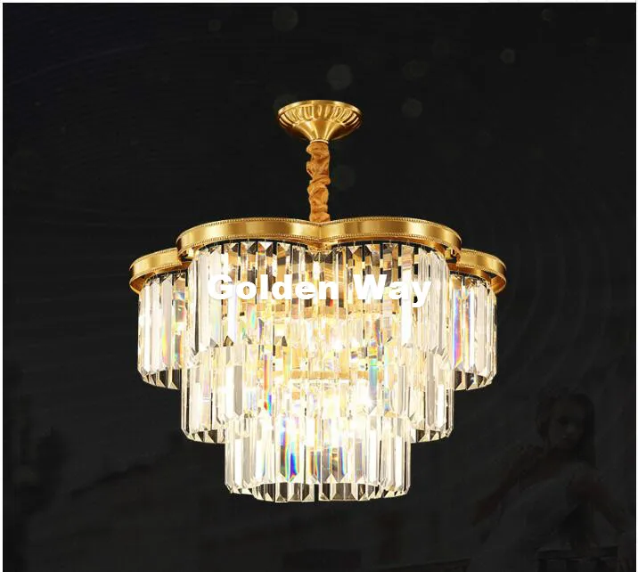 

Free Shipping Bronze Pendant Lamp Vintage Modern Pendant Lights E14 LED Copper Crystal Pendant Lighting Hanging Light Fixture