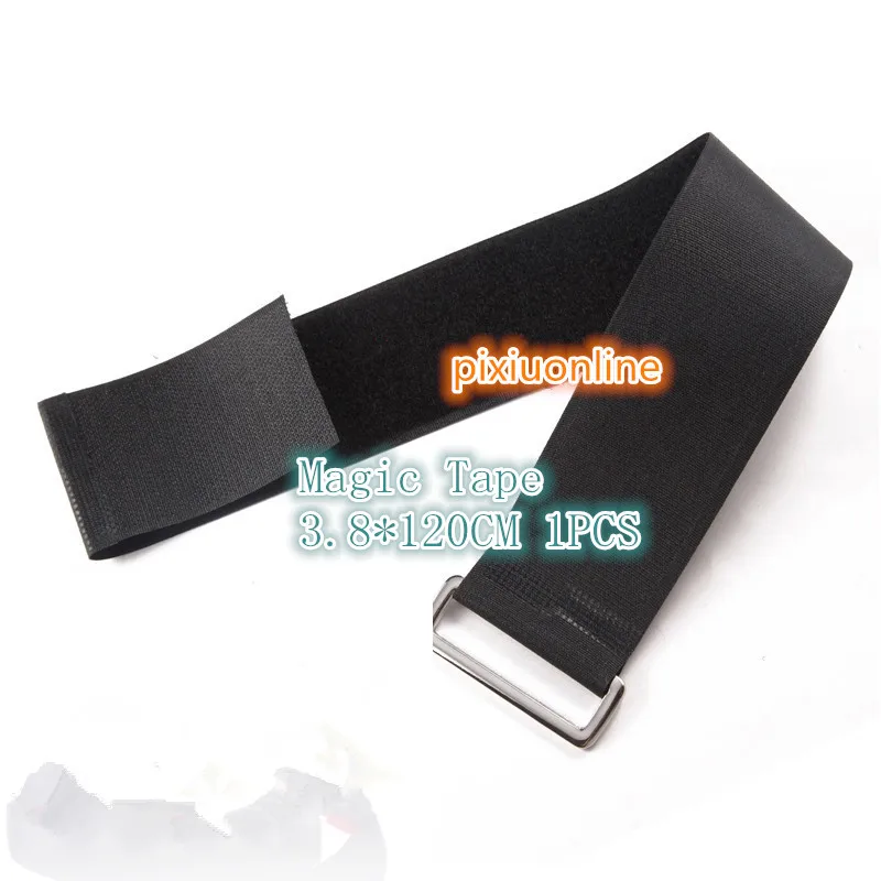 1PCS/LOT  YT1122  Hasp Hookloop Nylon Fastening Tape  Magic Tape  Black Cable Tie   Wide 3.8 cm  Length 120 cm   Sell at a Loss