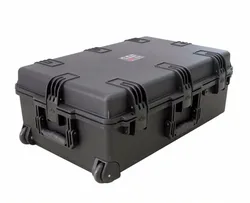 Valise à outils chariot en plastique avec mousse prédécoupée, grande valise, usine Tricases, OEM, rosée dure, IP67, M2950