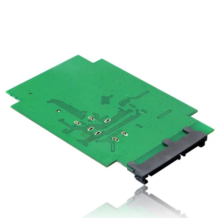 Standard SD SDHC MMC Memory Card to 7+15 Pin 22pin SATA Male Convertor Kit Adapter Convertor Adaptor Card ,With tracking number