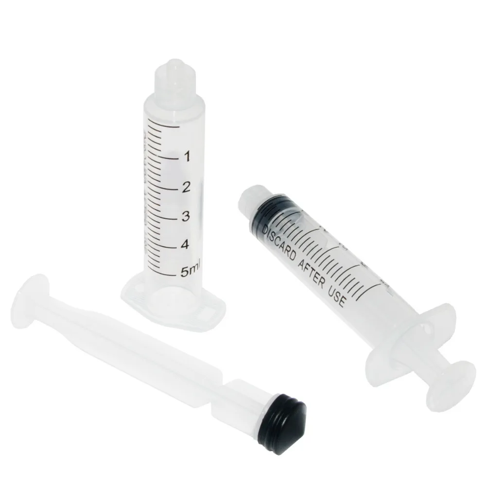 (Set von 30) kunststoff Spritze 5ml mit 1 zoll 14G Blunt Tip Nadeln Für Labor und Industrielle Abgabe Klebstoffe Kleber Löten paste