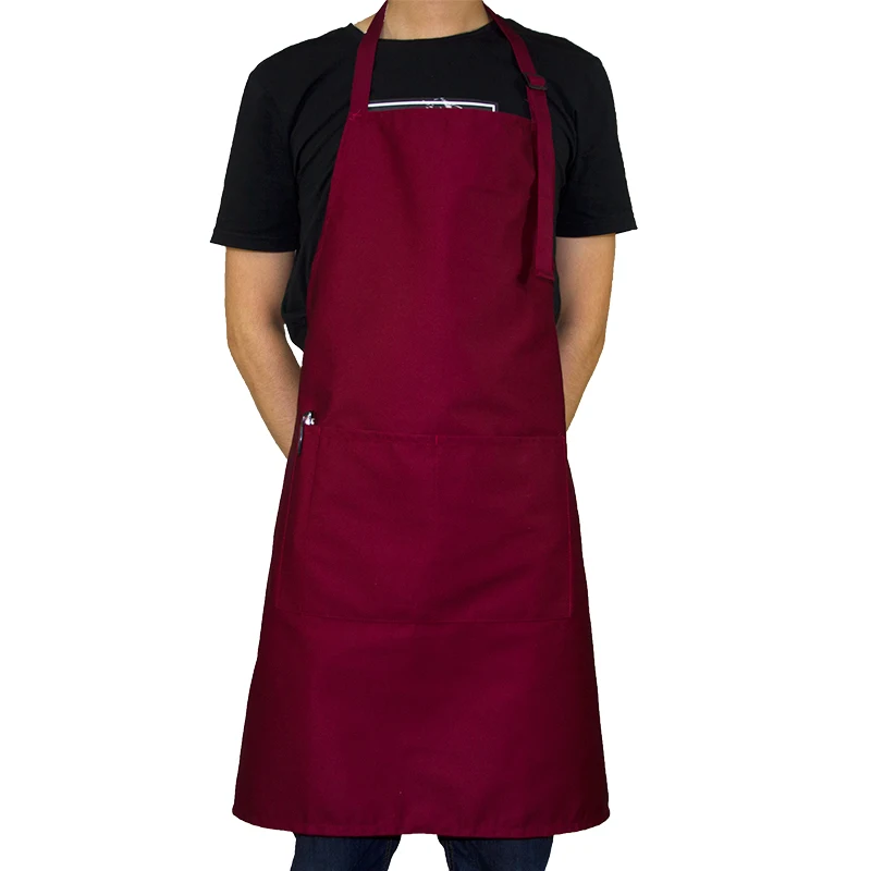 Original KEFEI Korean Coffee Shop Aprons for Woman Cooking Aprons for Men BBQ Painting Apron