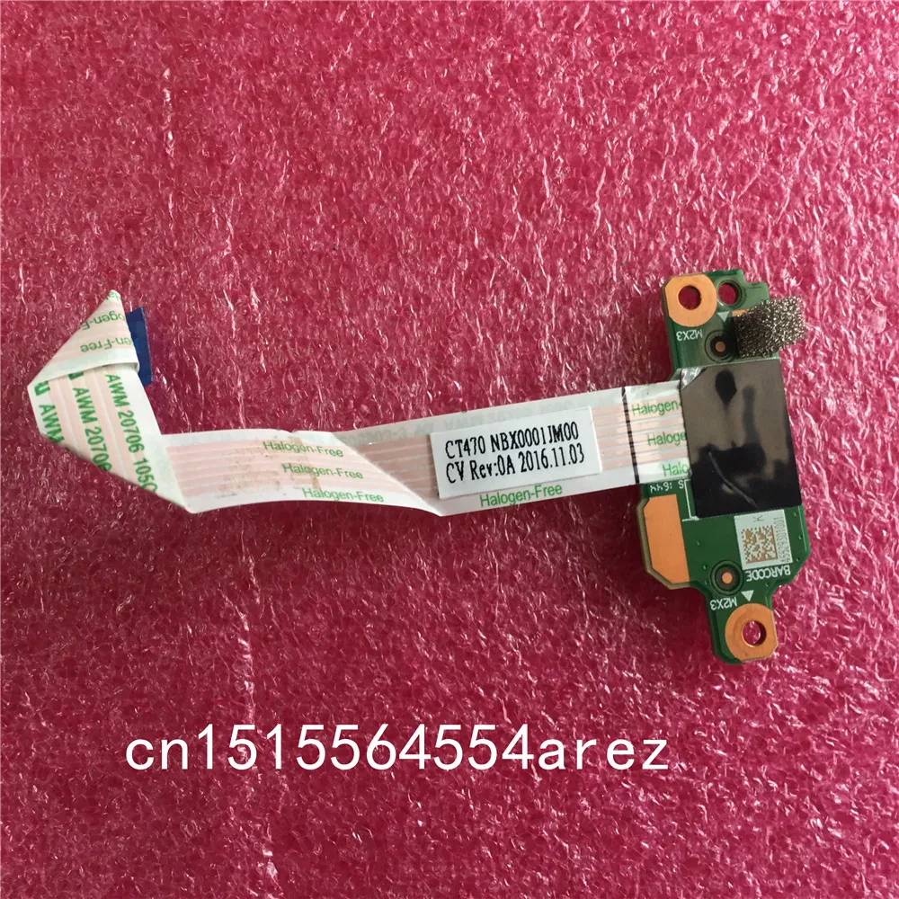 

New and Original laptop for Lenovo Thinkpad T470 A475 Power Button Board With Cable NS-A931 00UR510