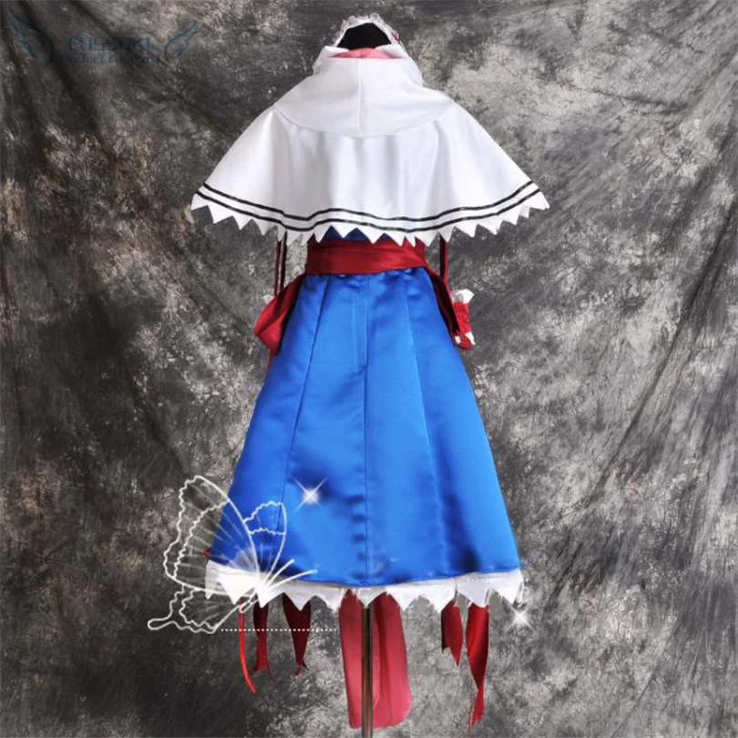 Touhou Project Alice Margatroid Dress Shawl Cosplay Costume , Perfect Custom For You !