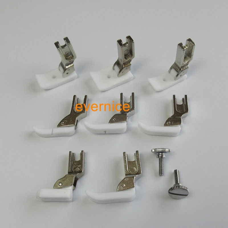 8 Non-stick coating ZIPPER & WIDE BOTTOM PRESSER FOOT for TACSEW 5500 5550 8500 DDL8500T 8700 T8700 T199RB T20U73