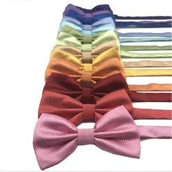 HUISHI Bowtie Men Red Bow tie Black Bowtie Gold  Red Green Pink Blue White Classic Bow Tie For Men