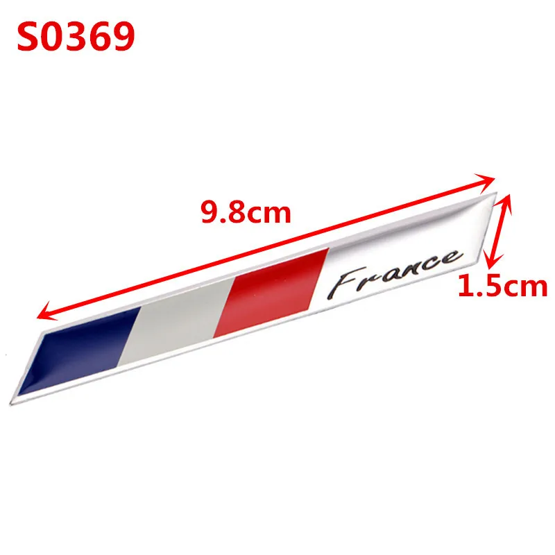 Car Bicycle Motorcycle 3D France Flag National Emblem Badge Sticker Decal Accessories For Peugeot Citroen Renault Car Styling