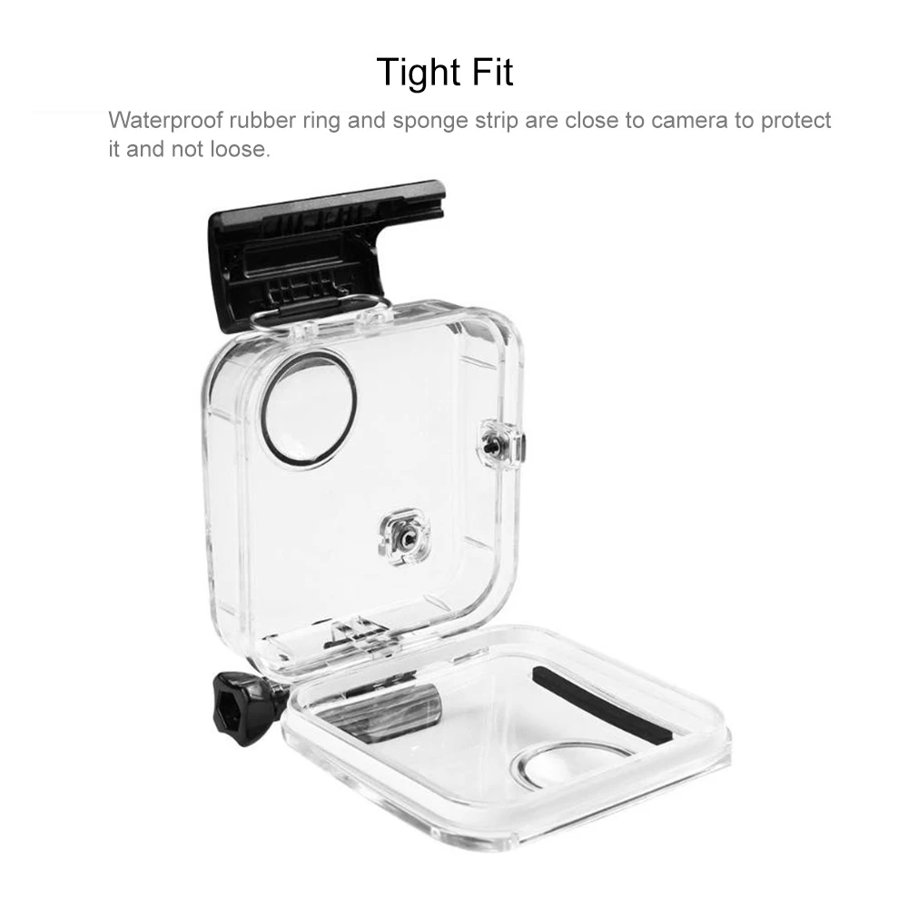 PULUZ 45m Underwater Waterproof Shockproof Housing Diving Case Cover for GoPro Fusion, with Buckle Basic Mount & Screw