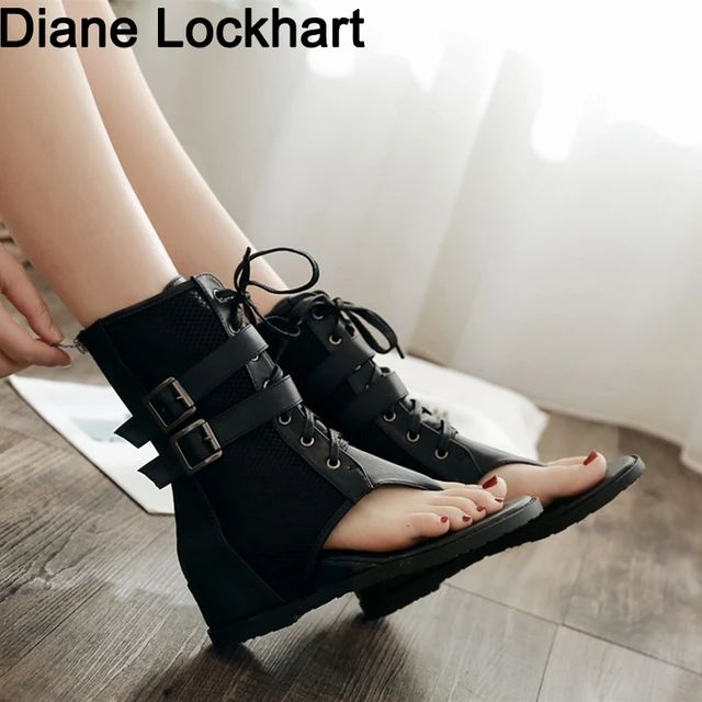 Summer boots flat deals
