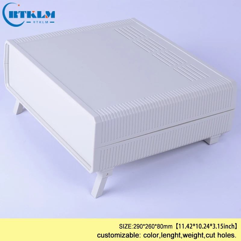 ABS electronicjunction box plastic speakpers enclosure custom plastic project box diy instrument case 290*260*80mm