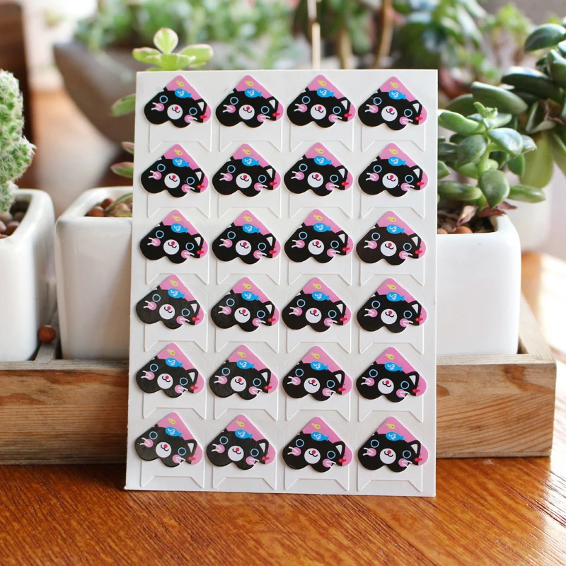 120 pcs/lot 5 sheets DIY Cute little animal Corner Paper Stickers for Photo Album Scrapbooking Handwork Frame albums Decoration