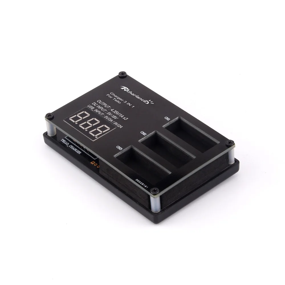 For DJI Tello Battery Quickly Charging Charger + 1 Pcs Lipo Tello Flight Battery For Hub Tello Drone Accessories