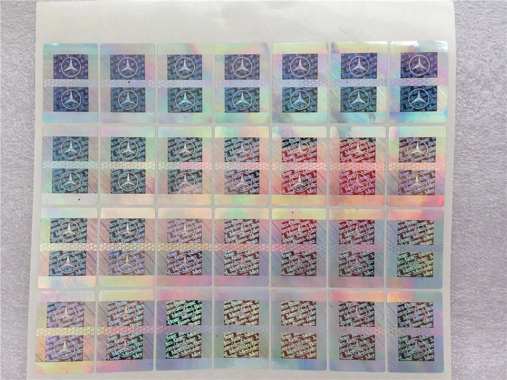 20000pcs destructive labels 3d hologram maker gold silver transparent holographic label warranty void seal sticker