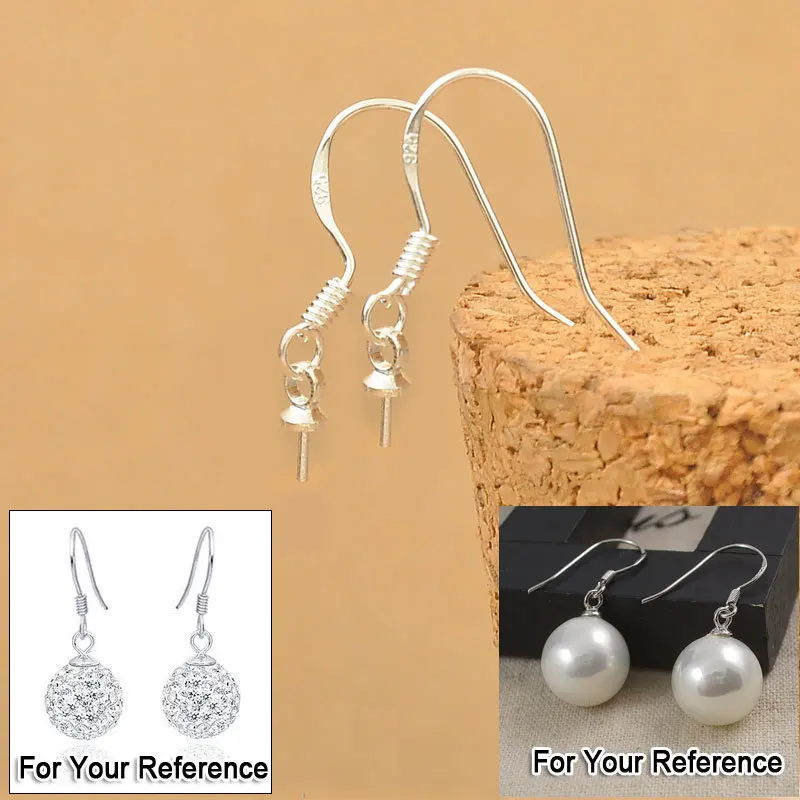 

Fast Shipping 200PCS Wholesale Jewelry Making Beads 925 Sterling Silver Accessory Findings Joint Earrings Hook Earwire