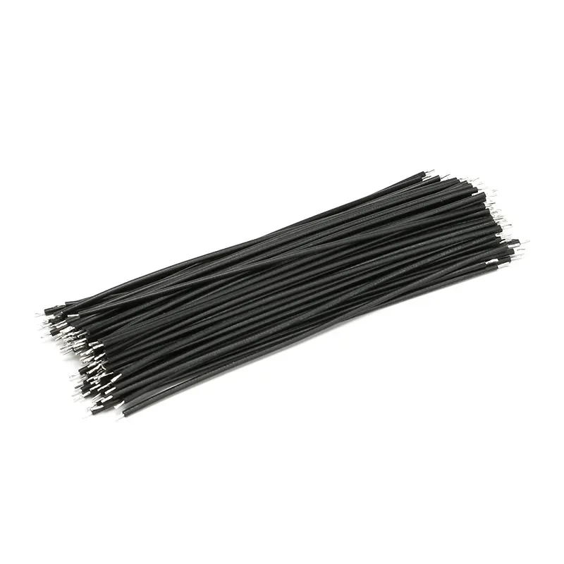 100pcs/Lot Tin-Plated Breadboard Jumper Cable Wire 100mm 24AWG Jumper Wire For Arduino Two Ends PVC Wire Electronic