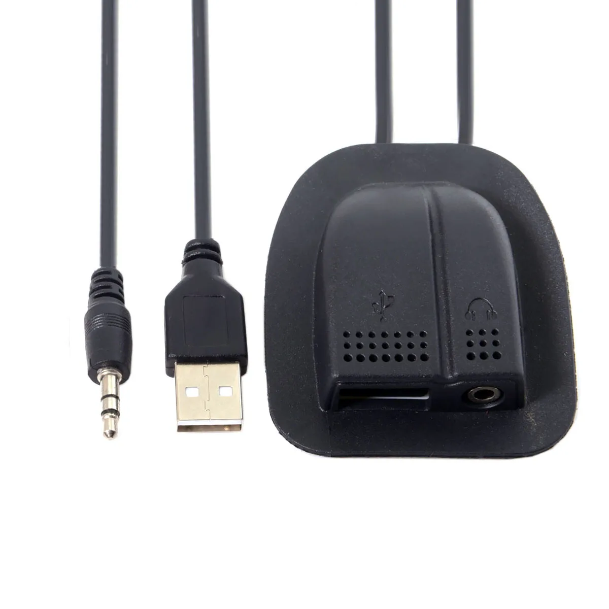 CableCC Backpack USB 2.0 & Audio 3.5mm Charging Cable Practical Convenient Outdoor Travel Camping External 0.5m