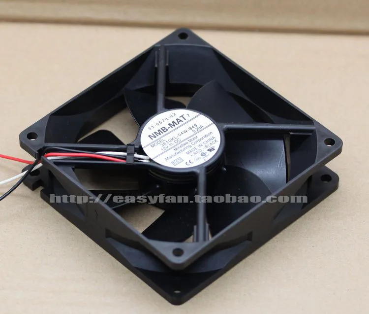 NEW NMB-MAT Minebea 3610KL-04W-B49 9225 9cm 12V 0.28A Double Ball bearing high air volume cooling fan