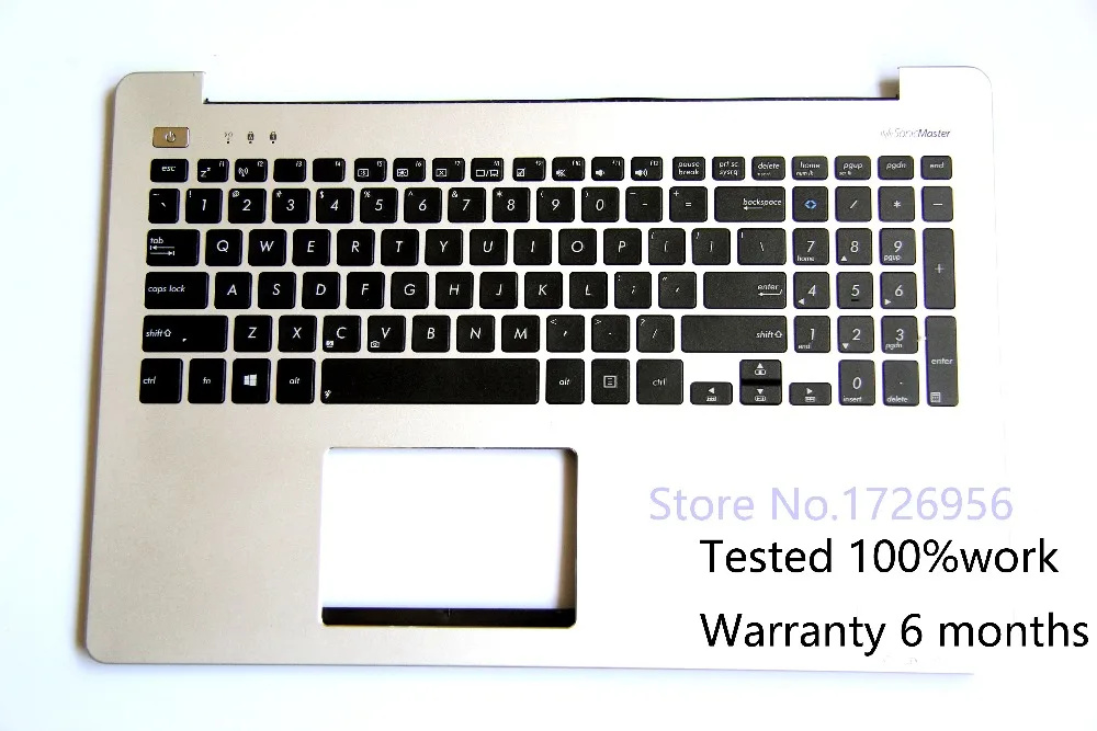 Genuine Original keyboard with frame for ASUS K551 K551L S551L S551LN V551 notebpok keyboard replacement without Tou