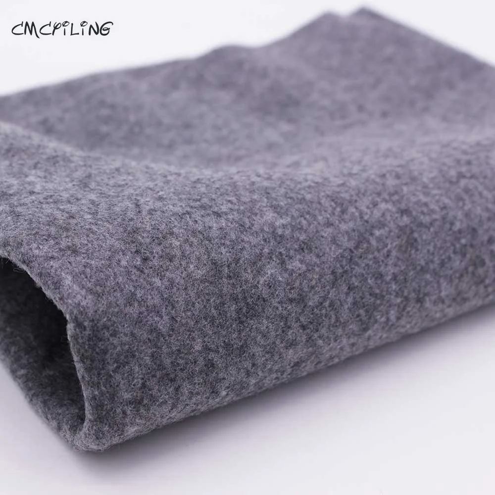 Dark Flecking Gray Soft Felt,Polyester abrics For Diy,Home Decoration,Scrapbooking Craft,Toys Dolls Stuff Skin 0.5m