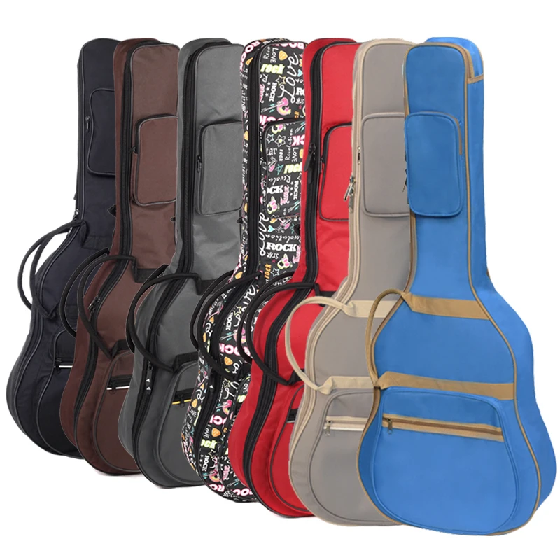 soft 40 41 acoustic wood guitar bag shockproof cases waterproof backpack 40