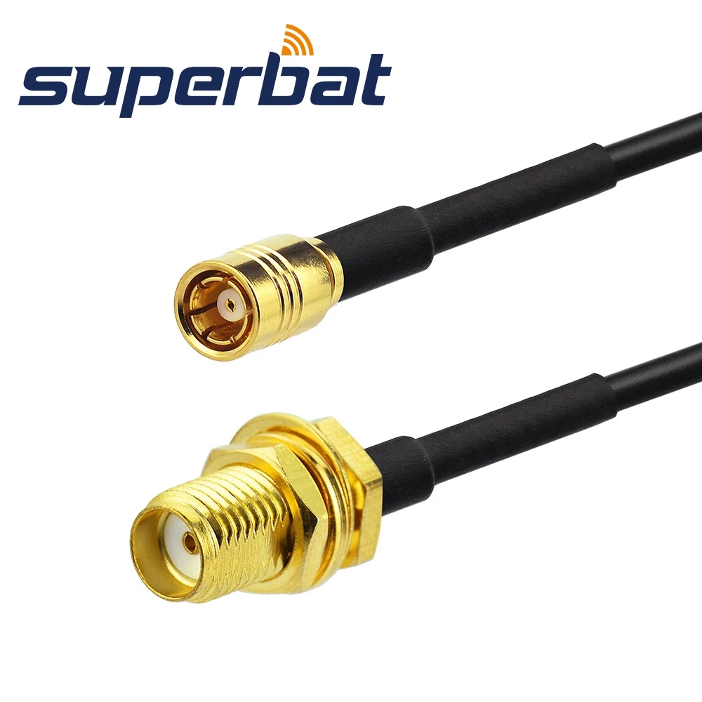 

Superbat SMA Jack to SMB Female Connector DAB/DAB+ Автомобильный радиоприемник Адаптерный кабель для Grundig DAB RG174 3M
