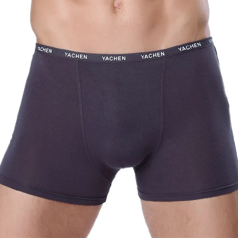 Ropa interior Sexy para hombre, Bóxer suave y transpirable, cómodo, sólido, 1 pieza