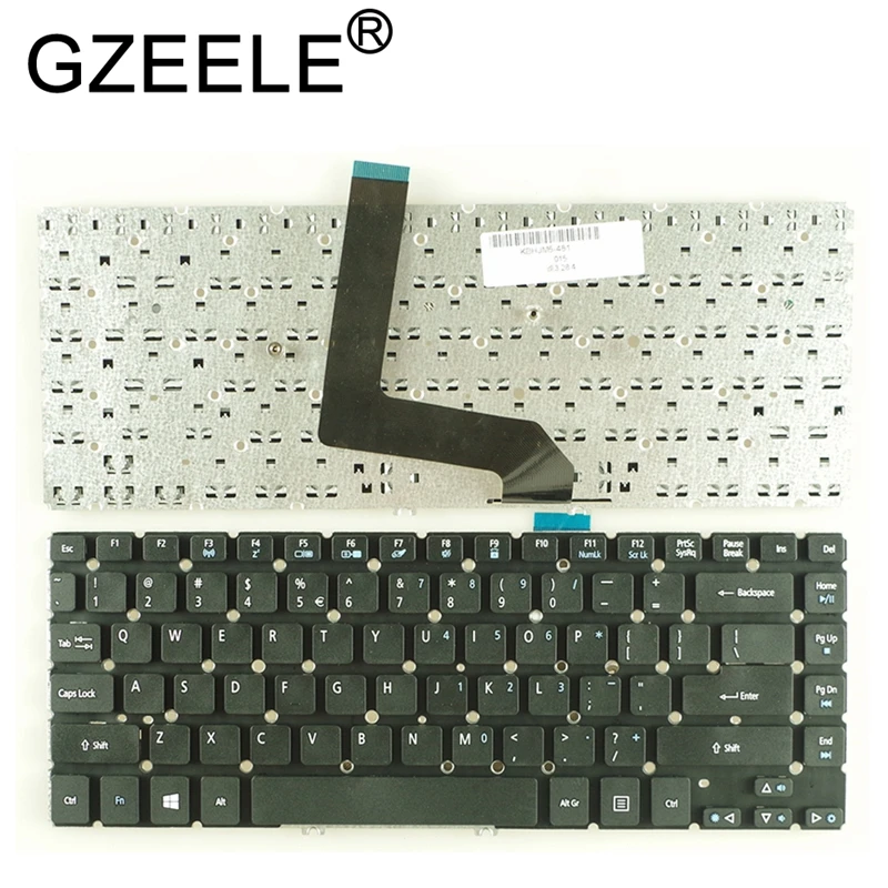 GZEELE New US English keyboard for ACER M5-481 M5-481T M5-481P X483 X483G Z09 keyboard BLACK without frame