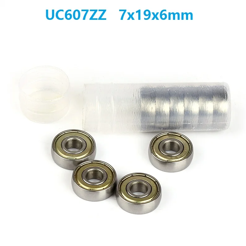 

100pcs/lot ABEC-5 UC607ZZ 7x19x6mm Car sliding door pulley spherical bearings arc track pulley bearing 7*19*6mm